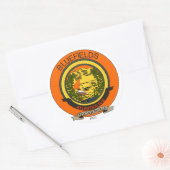 Sticker Rond Sceau de Bluefields, Nicaragua (Enveloppe)