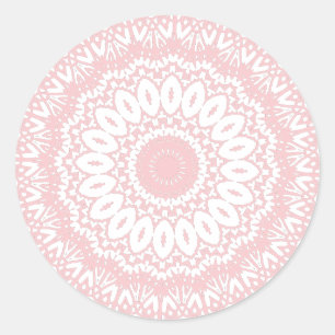 Sticker Rond Sceau de dentelle Chantilly
