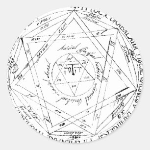 Sticker Rond Sceau de Jupiter