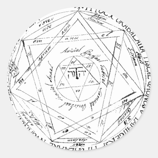 Sticker Rond Sceau de Jupiter (Devant)