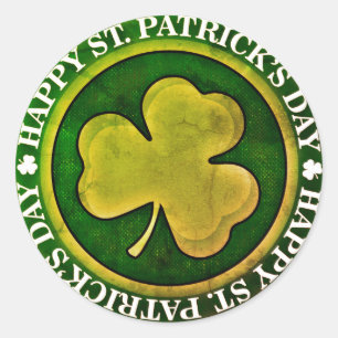 Sticker Rond Sceau de la Saint Patrick