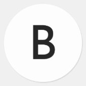 Sticker Rond Sceau de l'enveloppe Mariage de monogramme moderne (Devant)
