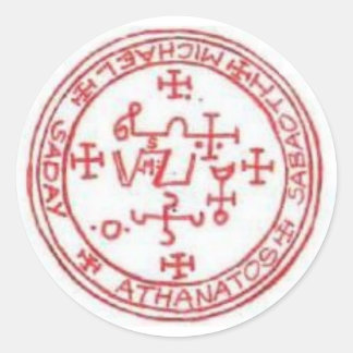 Sticker Rond Sceau de Michael