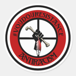 Sticker Rond Sceau de résistance Voudou