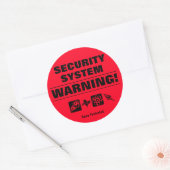 STICKER ROND SCEAU DE SÉCURITÉ (Enveloppe)