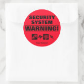 STICKER ROND SCEAU DE SÉCURITÉ (Sac)