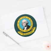 Sticker Rond Sceau de Washington (Enveloppe)