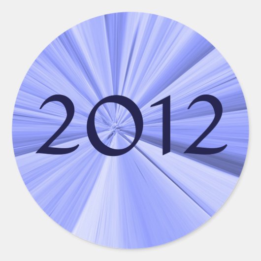 Sticker Rond Sceau d'enveloppe 2012 (Devant)