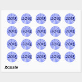 Sticker Rond Sceau d'enveloppe 2013 (Feuille)