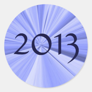 Sticker Rond Sceau d'enveloppe 2013