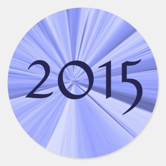 Sticker Rond Sceau d'enveloppe 2015 par Janz (Devant)