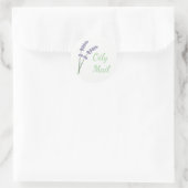 Sticker Rond Sceau d'enveloppe d'huile essentielle (Sac)