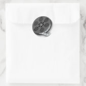 Sticker Rond Sceau d'enveloppe du cinéma (Sac)