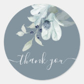 Sticker Rond Sceau d'enveloppe faire-part de mariage (Devant)