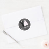 Sticker Rond Sceau d'enveloppe mariage (Enveloppe)