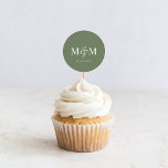 Sticker Rond Sceau d'enveloppe Mariage de Monogramme vert profo<br><div class="desc">Ajoutez une touche de sophistication et de charme personnel à votre correspondance mariage avec nos joints d'enveloppes de monogramme Deep Sage Green. Parfaits pour un thème de mariage moderne et élégant, ces sceaux fournissent une touche de finition raffinée qui fera ressortir vos invitations.</div>