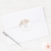 Sticker Rond Sceau d'enveloppe mariage | Dusty Rose (Enveloppe)