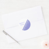 Sticker Rond Sceau d'enveloppe Mariage Live, Love and Laugh (Enveloppe)