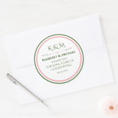 Sticker Rond Sceau d'enveloppe Mariage simple (Enveloppe)