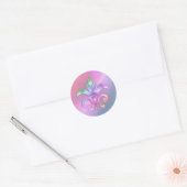 Sticker Rond Sceau d'enveloppe Rainbow Fleur de Lis (Enveloppe)