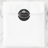 Sticker Rond Sceau d'enveloppe Spa classique (Sac)