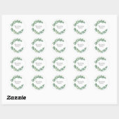 Sticker Rond Sceau d'enveloppe/Stickers (Feuille)