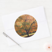 Sticker Rond Sceau d'invitation Mariage Mariage de automne d'au (Enveloppe)
