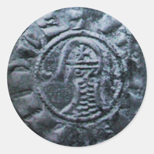 STICKER ROND SCEAU DU MODÈLE DES CHEVALIERS (Devant)