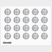 Sticker Rond Sceau d'Uriel (Feuille)