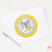 Sticker Rond Sceau mexicain, Sceau du Nouveau-Mexique (Enveloppe)