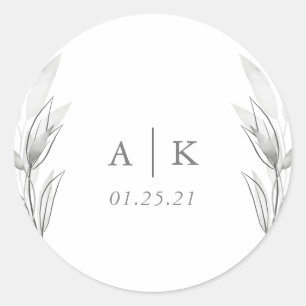 Sticker Rond Sceau monographique