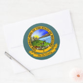 Sticker Rond Sceau Montana (Enveloppe)