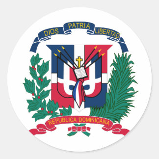 Sticker Rond Sceau national de la République Dominicaine