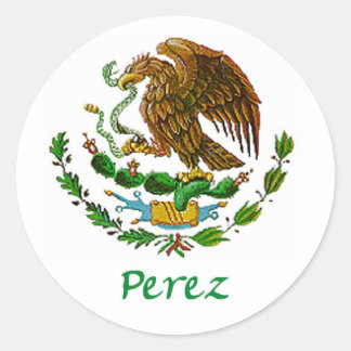 Sticker Rond Sceau national mexicain de Perez