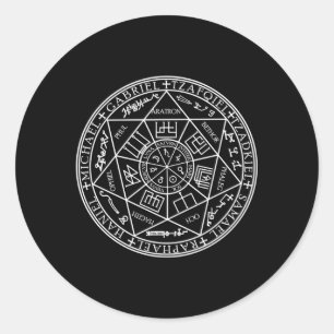 Sticker Rond Sceau Saint Des 7 Archanges