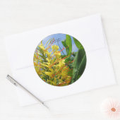 Sticker Rond Sceau/Stickers Mariage Kahili Ginger (Enveloppe)
