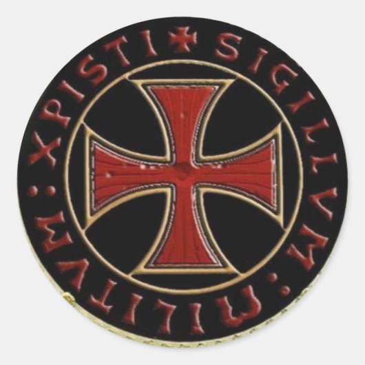 Sticker Rond Sceau Température Xpisti Sigillvm Militvm (Devant)