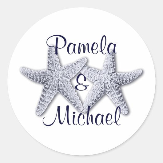 Sticker Rond Sceaux d'enveloppes personnalisés (Devant)