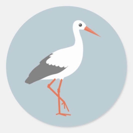 Sticker Rond Scellé bleu (Devant)