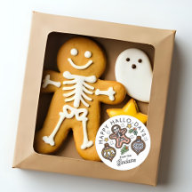 Scellé d'enveloppe de Noël Halloween mignon et cos