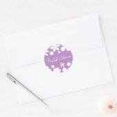 Sticker Rond Sceller d'alimentation Fête des mariées (Enveloppe)