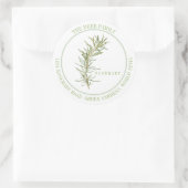 Sticker Rond Scellés d'enveloppe à grande ouverture ROSEMAIRE F (Sac)