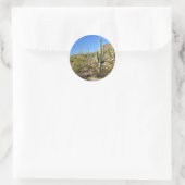 Sticker Rond Scène du désert de Sonoran 03 (Sac)