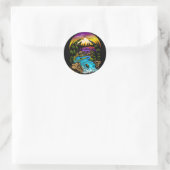 Sticker Rond Scène extérieure (Sac)