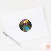Sticker Rond Scène extérieure (Enveloppe)