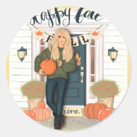 Scène heureuse d'automne