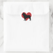 Sticker Rond Schipperke (Sac)
