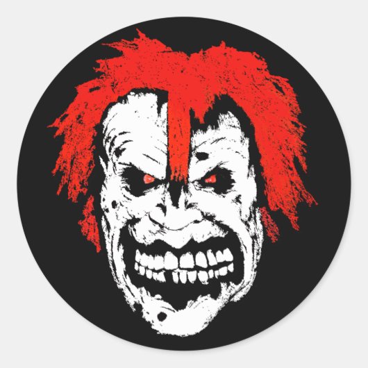 Sticker Rond schmile. (Devant)