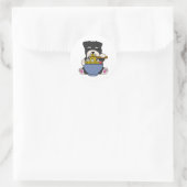 Sticker Rond Schnauzer Rahmen (Sac)