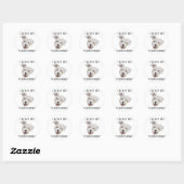 Sticker Rond SCHNOODLE Love ! (Feuille)